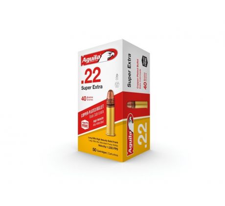 Střelivo Aguila 22 LR Super Extra HV-SP 40gr