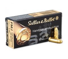 7,65 Browning, FMJ, 4,7g/75gr. - Sellier & Bellot
