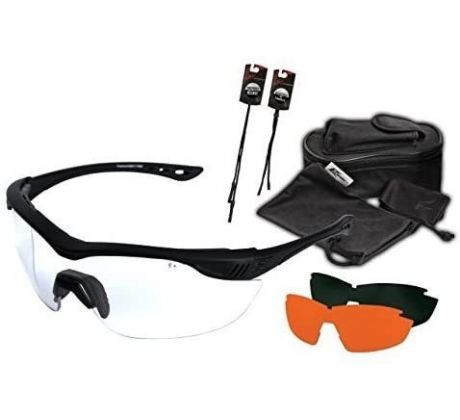 EDGE Tactical OVERLORD balistické ochranné brýle, CLEAR a G15 ČIRÁ, TMAVÁ A ORANŽOVÁ